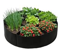 Yallmie Bolsa de Cultivo para Plantas, 90 x 30 cm Redondo Tela no Tejida Respirable Bolsas de Cultivo Bolsa Siembra Gran Capacidad para Tomates Flores Zanahorias Verduras Patatas