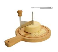 Yallmie Rizador de Queso, Giratorio Rizador de Queso Circular para Flor y Virutas de Queso Curado Decorativas Tete de Moine Cortador para Cortar Queso Mantequilla y Foie Gras Etc
