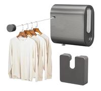 Yallmie Tendedero Extensible Pared Exterior, 4.2m Tendedero Pared Extensible Aluminio Estendal Extensível para Interiores y Exteriores Balcón Lavadero, hasta 20 Kg