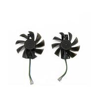 YALLS 4Pin GA92S2U RX570 GPU VGA Cooler Graphics Fan Radeon Compatible con PowerColor Compatible con Red Dragon RX 570 Dual Cool Cards Refrigeración Ventilador de Repuesto (Color : 2PCS)