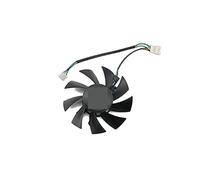 YALLS GA72S2U GA82S2H DC12V 0.32A 4 Pines Compatible con ZOTAC Gaming GeForce GTX 1660 Super 1660Ti Ventilador Doble ZT-T16620F-10L (Color : 75MM 1PCS)