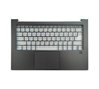 YALLS Nuevo Compatible for Lenovo Yoga C940 C940-14 Cubierta Superior con reposamanos con Panel táctil con Orificio for Huellas Dactilares // Cubierta Inferior de la Caja de la Base del portátil (Col