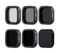 YALLSAME Filtro ND CPL filtro Set para GoPro Hero 10 9 negro con ND64 ND32 ND16 ND8 CPL lente Cap Go Pro ND filtro Professinal fotografía Accesorios Kit para GoPro 10 9 acción Cámara