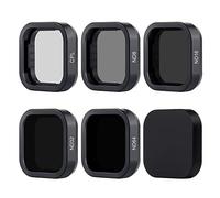 YALLSAME Filtro ND para GoPro Hero 12/11/10/9 Negro/Hero 11 Black Mini | Juego de filtros de lente multicapa: CPL/ND64/ND32/ND16/ND8 y cubierta de tapa de lente para Go Pro 9-12