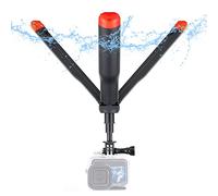 YALLSAME Palo de selfie flotante para GoPro Hero 13 12 11 10 9 8 7 Mini Max Fusion Session, DJI OSMO Action 5 Pro 4 3, AKASO EK7000 V50, 4 en 1 submarino impermeable poste monopié soporte de trípode