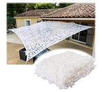 Yaloy Malla De Camuflaje 150D Red De Camuflaje Militar, Blanca Toldo Camuflaje Exterior 1.5x5m 2x6m 4x5m 3x5m 5x6m 8x10m Pantalla de privacidad para Bares, jardín, Camping, 6 x 6m (19.69 x 19.69FT)