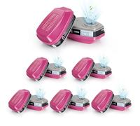 Yaludm 60921 - Cartuchos de filtros para respirador, ayuda contra vapores orgánicos, gases ácidos, formaldehído y partículas para uso con respirador serie 6000, 6500 y 7500 (6 pares)