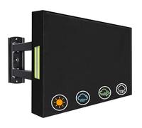 YALYAYA Funda para TV exterior de 50 - 52 pulgadas, protección contra el polvo 600D Oxford PVC, revestimiento resistente, resistente al agua, resistente al polvo, protector de pantalla universal para