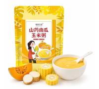Yam Pumpkin Corn Porridge, 500g Instant Corn Porridge, Individually Packed Easy To Brew Breakfast Porridge