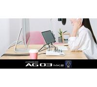 Yamaha AG03 mk2 negra - mezclador de streaming de 3 canales