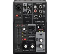 Yamaha AG03MK2 Mezclador de Transmisión en Vivo de 3 Canales con Interfaz de Audio USB, para Windows, Mac, iOS y Android, en Negro