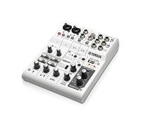 Yamaha AG06 - Consola de mezclas con capacidad para audio USB, transmisiones por internet y grabación en directo, en blanco