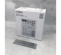 Yamaha AG06MK2 Mezclador de Transmisión en Vivo de 6 Canales con Interfaz de Audio USB, para Windows, Mac, iOS y Android, en Blanco