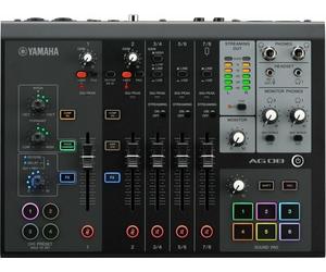 Yamaha AG08 Black Mezclador de podcasts