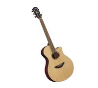 YAMAHA APX600M Guitarra Electroacústica - Acabado Mate, Cuerpo delgado Thinline, Escala 25”, Tapa Maciza, Previo System65 con EQ y Afinador - Natural Satin