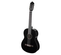 Yamaha C40 II Guitarra Clásica Guitarra 4/4 de madera, 65 cm 25 9/16”, 6 cuerdas de nylon, Color Negro (Acabado brillante)