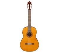 YAMAHA CGX122MC Guitarra Clásica Electroacústica Tamaño Completo - Tapa Maciza de Cedro, Escala 650 mm, Cuerdas de Nylon, Sonido Cálido y Rico, Ejecución Cómoda, Previo System73