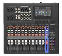 YAMAHA Consola de mezcla digital MGX12 - Mezclador compacto con control táctil LCD, audio Bluetooth, doble USB, grabación multipista microSD y herramientas de audio inteligentes, color negro