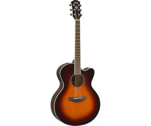 Yamaha CPX600OVS - Guitarra electroacústica, Marrón (Old Violin Sunburst)