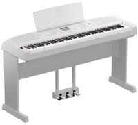 Yamaha DGX-670 - Piano Digital Portátil con 88 Teclas Contrapesadas, Bluetooth, Sonido de Piano CFX, 630 Voces - Blanco