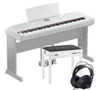 Yamaha DGX-670 White Digital Piano Package