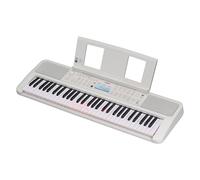 YAMAHA EZ-310 Teclado Digital Portátil, Blanco | Cómoda Función de Luces Guía y 61 Teclas Sensibles a La Pulsación con Polifonía de 48 Notas