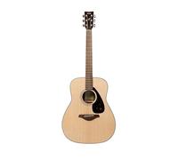 Yamaha FG800 Guitarra Acústica - Guitarra Western estándar con sonido auténtico y natural, para principiantes para adultos y jóvenes, guitarra de madera 4/4, color Marrón (Madera natural)