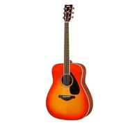 YAMAHA FG820 Guitarra Acústica - Cuerpo Dreadnought Tamaño Completo, Escala 24,96″, Tapa Maciza de Abeto, Fondo y Aros de Caoba, Diapasón de Palisandro, Cuerdas de Acero - Autumn Burst