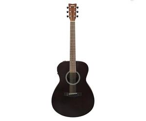 YAMAHA FSX400 Guitarra Electroacústica - Cuerpo tipo Concert Compacto, Escala 25", Espaciado de Cuerdas Estrecho, Varetaje Escalonado, Preamplificador System-75 con Pastilla y Afinador - Smoky Black