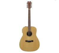 YAMAHA FX400 Guitarra Electroacústica - Cuerpo Dreadnought, Escala 25", Espaciado Estrecho de Cuerdas, Varetaje Escalonado, Preamplificador System-75 con Pastilla y Afinador - Acabado Natural Satin