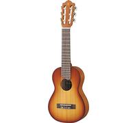 Yamaha GL1 Guitalele - Mini Guitarra de Madera con las dimensiones de un Ukelele, escala de 17 pulgadas, 6 cuerdas (3 en nylon / 3 en acero), Marrón (Tobacco Brown Sunburst)
