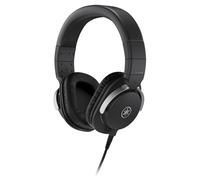 Yamaha HPH-MT8 Auriculares de estudio - Auriculares plegables de calidad con cable de 3 m (plano) y cable en espiral de 1,2 m con enchufe adaptador estéreo estándar de 6,3 mm, negro
