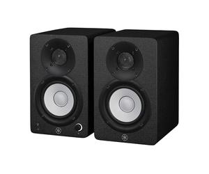 Yamaha HS4 Monitores de Estudio - Par de Altavoces Activos Compactos de 2 Vías Potenciados, Bass-Reflex 4.5" 52W, con Control de Sonido Avanzado, para Producción Musical y Edición de Video - Negro