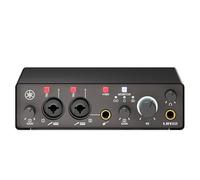 Yamaha Interfaz de audio USB-C de 5,1 cm/2 salidas con soporte de 24 bits/192 kHz, 2 entradas combinadas, monitoreo directo, función de bucle inverso y Steinberg Software Suite, negro UR22MK3 B