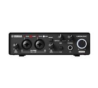 Yamaha Interfaz USB-C de audio/MIDI de 2 entradas y 2 salidas con soporte de 32 bits/192 kHz, 2 entradas combinadas, mezcla/efectos alimentados por DSP, paquete de software Steinberg, URX22C negro