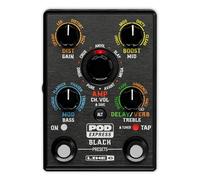 YAMAHA Line 6 POD Express Black - Procesador integral Ultra-portátil Hi-Gain para guitarra con emulaciones HX, 7 amplis/pantallas, 17 efectos + looper, salida estéreo, USB-C interface para grabación