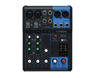 Yamaha MG06 Mezclador estéreo compacto de 6 entradas