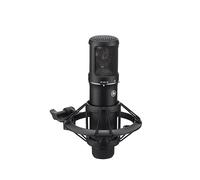 Yamaha Micrófono de condensador con soporte de choque, filtro pop y adaptador de soporte de micrófono, negro YCM705 B
