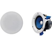 Yamaha NS-IC400 WH - Altavoces empotrables de tipo abierto (8 ohms, 85 dB), color blanco
