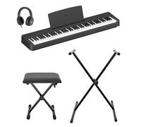 Yamaha P145BT Digital Piano with Bluetooth X-Frame Package