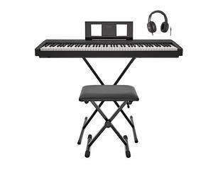 Yamaha P45 Set de Piano Digital con Soporte en «X» Negro