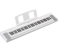 YAMAHA Piaggero NP-15 Teclado Digital, Blanco | Teclado Digital Ligero y Portátil, con 61 Teclas Sensibles a la Pulsación y 15 Voces de Instrumentos