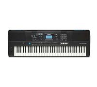Yamaha PSR-EW425 - Teclado digital versátil y portátil con 76 teclas sensibles a la pulsación, 820 voces y panel de control LCD, negro