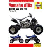 Yamaha Raptor 660 & 700 ATVs (01 - 12): Models Covered YFM660 Raptor 660, 2001 Through 2005, YFM 70R Raptor 700, 2006 Through 2012 (Haynes Service & Repair Manual)