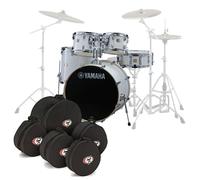 Yamaha Stage Custom Birch 20 5pc Shell Pack w/Bags Pure White