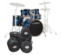 Yamaha Stage Custom Birch 22 5pc Shell Pack w/Bags Blue Sunburst