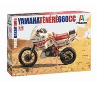 Yamaha Tenere 660cc Paris Dakar 1986 1:9 Plástico Modelo Kit Italeri