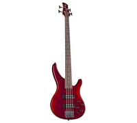 Yamaha TRBX304 CAR - Bajo eléctrico de 4 cuerdas, color rojo manzana caramelo
