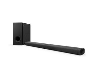 Yamaha True X Bar 50A Barra de Sonido - Sonido Surround Dolby Atmos, Alexa Integrada, Subwoofer Inalámbrico, Clear Voice, HDMI eARC, Bluetooth, AirPlay 2, Spotify Connect - Gris Carbón