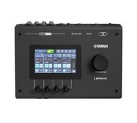 Yamaha URX44 Interfaz de audio USB-C dual de 6 entradas/4 salidas con pantalla táctil, incluye Cubase Al, WaveLab Cast, Basic FX Suite y paquete de software Steinberg Plus, URX44 B negro